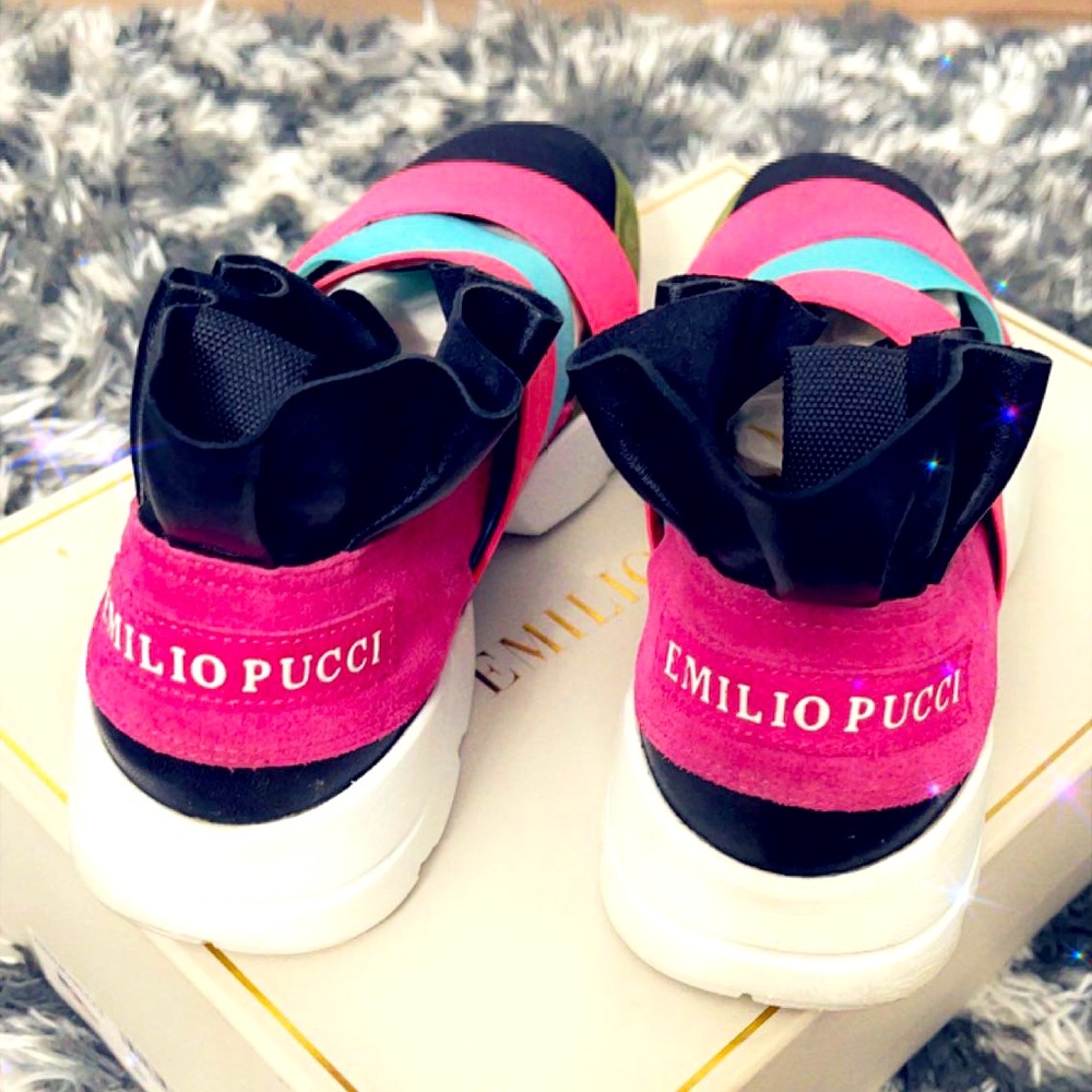 Emilio Pucci runners as is. Size 38 (8) , Scarpe Olivia.